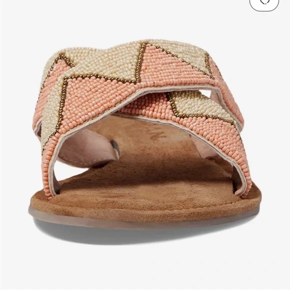 BED STU Roan Bahama Beaded Slide Sandals NWOT 7.5 - Picture 6 of 15